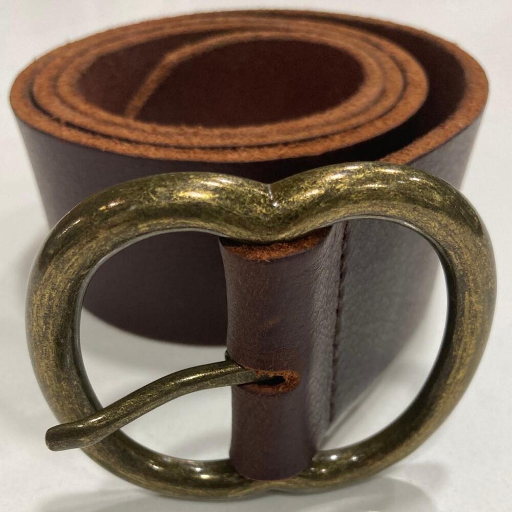 Vintage Belt Shak Brown Genuine Leather Belt SZ S